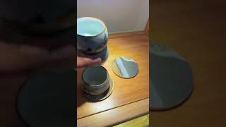 tea set 國畫石杯墊，天然原石每一個都獨一無二喜歡就來直播間 茶具好物推薦 好物推薦 品質生活 居家好物 茶文化 茶生活