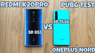 Redmi K20Pro vs OnePlus Nord Pubg Test - SD 765G vs SD 855 Comparison - Touch Response Test