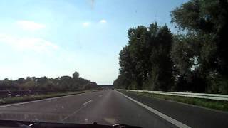 Nissan Primera 2.0 with 235 on the Autobahn