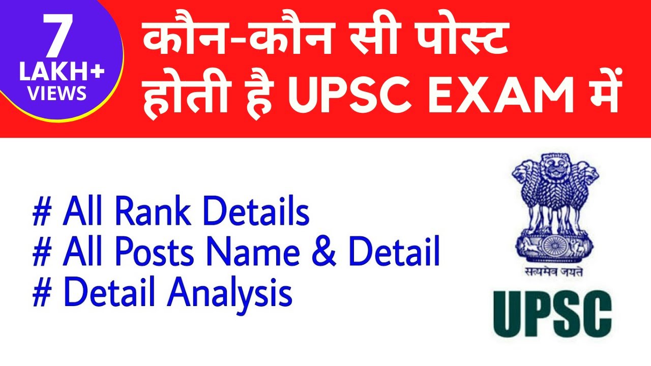 रैंक/श्रेणी (Rank/Category) के अनुसार Service Allocation - UPSC CSE ...