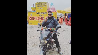 i'm 1st biker other biker's not allowed #rohtang #rohtangpass #manali #shorts