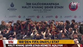 Bugün burada Gaziosmanpaşa’ya, İstanbul’a enerji katacak, çok güzel bir tesisi açıyoruz.  FIFA on…