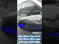 mercedes c class w205 15 20 upgraded new mirror cap cover u0026 new mirror blue light car amg w205