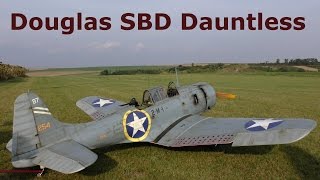 Douglas SBD Dauntless, giant scale RC airplane, 2016