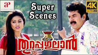 Thuruppugulan 4K Malayalam Movie Scenes | Sneha Calls Mammootty for Help | Harisree Ashokan