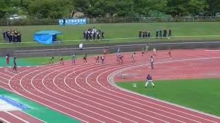 H28長野県高校新人 男子4x100mR準決勝1組（創造学園）