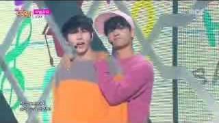 150326 AMBER (엠버) feat. Kei 케이 (Lovelyz) - Shake That Brass (셰이크 댓 브라스) @ Music Core [1080p]