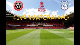 Sheffield Utd vs Cardiff City live watchalong {2024/25 FA Cup Third Round } second half