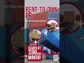 rent to own your shipping container now