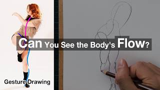 Do You See the Flow in Your Body Drawings? (Gesture drawing)