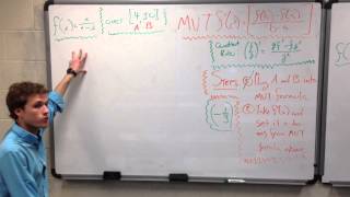 Mean Value Theorem: Rational Function Example