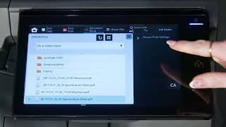 USB Printing Demo: Sharp BP Advanced Series MFPs