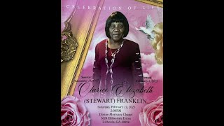 Honoring the Life of Clarice (Stewart) Franklin