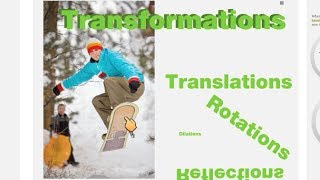 Transformations Math/Algebra Lesson