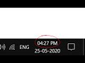 How to Change Windows 10 clock to 12 hour format