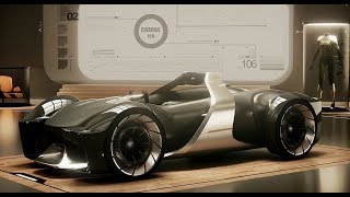 Toyota e-Racer - Sexy Virtual Race Car!