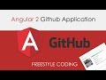 Angular 2 Github Application (RC6 Update)