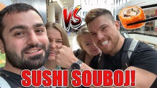 RUNNING SUSHI - KDO SNÍ VÍC?! JDEMEŽRÁT VS. KAMFIT!