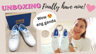 UNBOXING KEDS WOMEN'S CHAMPION LEATHER | AMAZON HAUL | MICHELLENE P