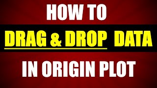 How to Add data in Origin Plot