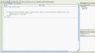 Changing properties of controls using code in VB2008
