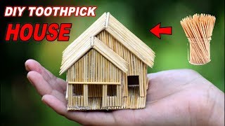 Making of Mini Toothpick house || DIY Craft Idea [ MissDIY Star ]