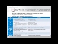 Terms and Connectors Refresher