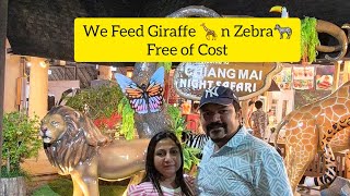 Free of Cost You can feed Wild Animals , Giraffe🦒, Zebra 🦓,Deer.Great Experience With Roming Animal.