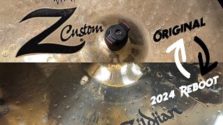 Visual Comparison - Zildjian’s Rebooted Z Custom vs. Original Z Custom Cymbals