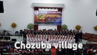 Chozuba area Baptist Church youth convention choir Chozuba village.