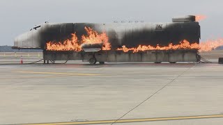 'We need to be ready' | Bush Airport hosts safety drills amidst rising air travel concerns