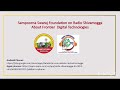 sampoorna swaraj foundation on radio shivamogga about frontier digital technologies