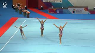 Gemma Bidle, Alexis Biddle \u0026 Sophie Noyce (GBR) - 2023 ACRO EAGC Champions, 11 - 16