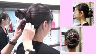 【博多阪急】「コレットマルーフ」セレモニーファッションに合わせたヘアアレンジ