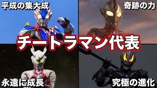 【ゆっくり解説】ガチでヤバすぎ！最強になっていくチートなウルトラマン達 5選 part2【ULTRAMAN SERIES】【リメイク】