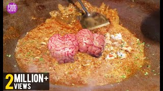 Lamb/Mutton Brain & Kidney Fry | Indian Street Food | Mohammad Ali Road Mumbai