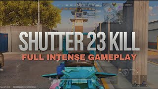 PANASS!! SHUTTER 23 KILL PRO GAMEPLAY INTENSE BRO🔥 - BLOOD STRIKE MOBILE