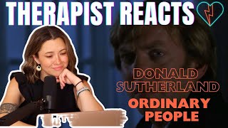 Therapist Reacts to Donald Sutherland in Ordinary People