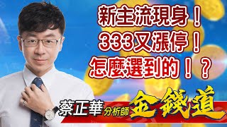 中視【金錢道】20210726 #蔡正華：新主流現身！333又漲停！怎麼選到的！？ #中視 #中視新聞 #金錢道 #摩爾證券投資顧問