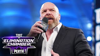 Triple H makes an appearance at Elimination Chamber: WWE Elimination Chamber 2024 highlights
