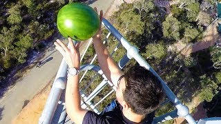 Watermelon Survives 45m Drop Test!! | How Ridiculous