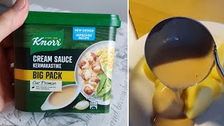 Knorr Cream Sauce Mix BIG PACK (Unboxing \u0026 Preparation)