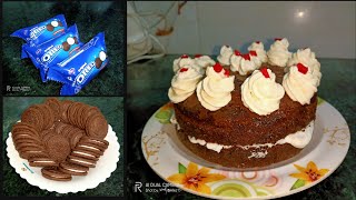 मिनटों में बनाएं मार्केट स्टाइल चॉकलेट ओरियो से || How to make chocolate cake oreo of in few minutes