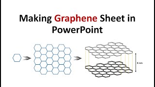 Making Graphene Sheet in PowerPoint | Scientific Illustration