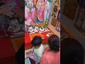 shree radhe krishna ki pooja karte hue nani ji k sath kanha kanha radhekrishna pooja nani yt