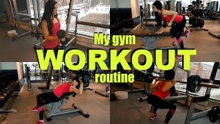 Min styrke treningsrutine  //  My gym workout routine  //  www.stina.blogg.no