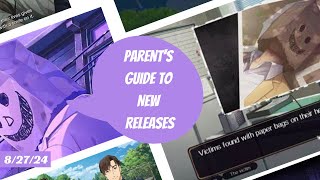 Parent's Guide to New Releases 8/27/24