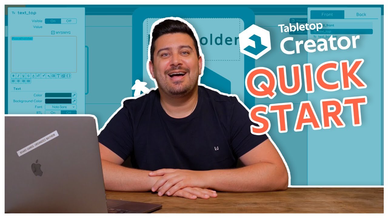 Tabletop Creator Quick Start Guide Youtube