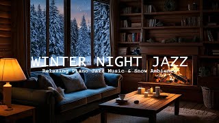 February Jazz Tunes To Relieve All Stress - Soft Jazz & Fireplace Sounds In A Romantic Living Room