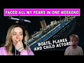 Faced all my fears in one weekend - Boats, planes and child actors!